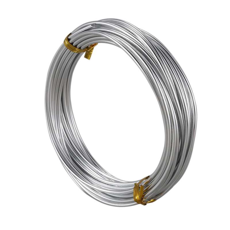 9 Rolls Bonsai Wires Anodized Aluminum Bonsai Training Wire Silver