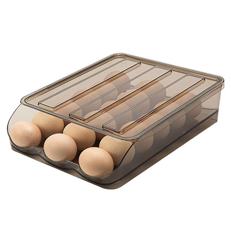 Large Capacity Egg Holder for Refrigerator, Organizer Bin ,1 Layer