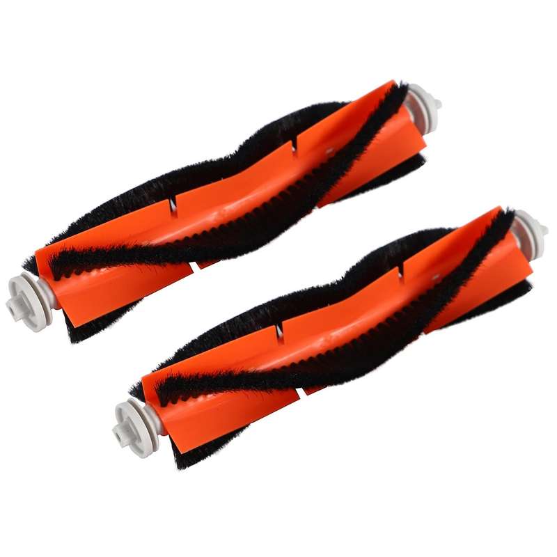 2pcs Main Brush + 4pcs Hepa Filter+4pcs Black Side Brush for Xiaomi