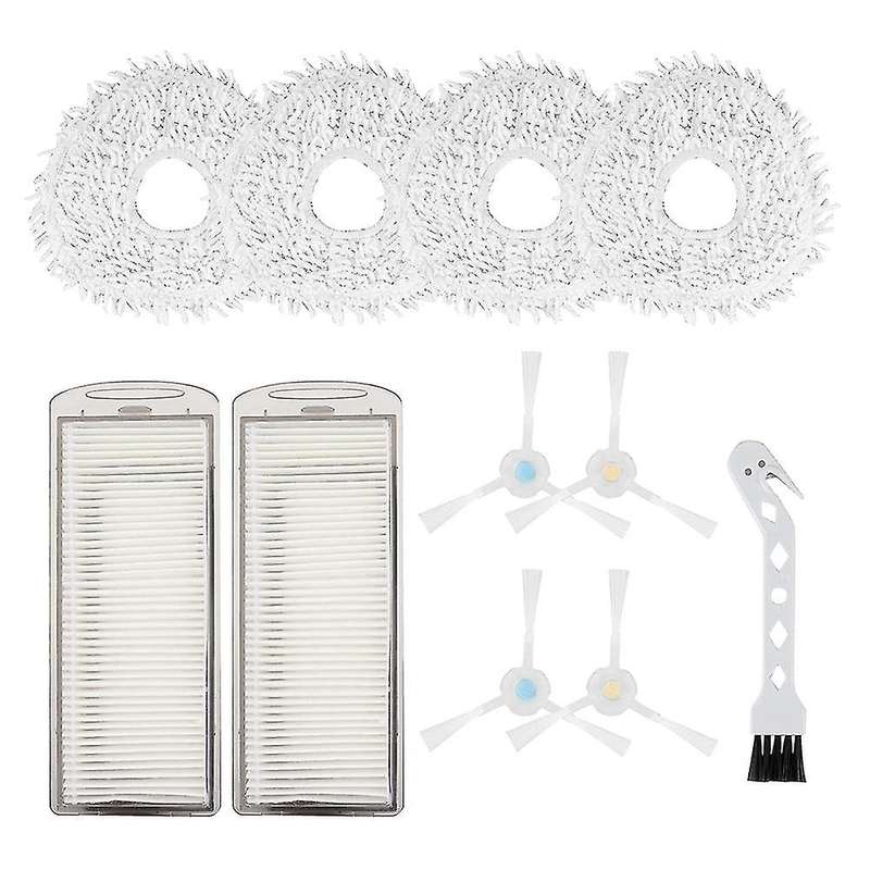 Replacement Parts Side Brushes Hepa Filters Mop Cloth