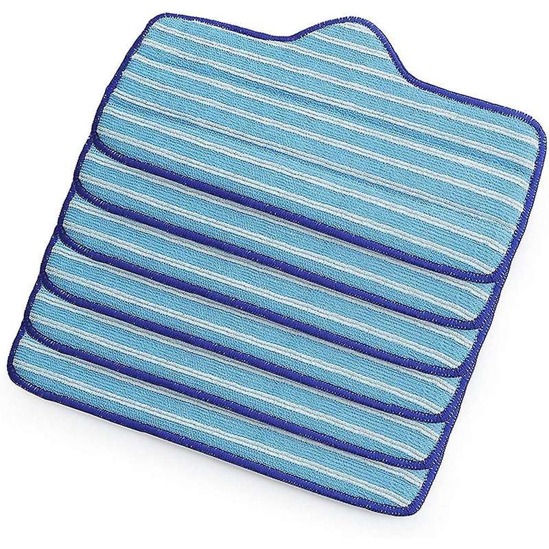 6pcs Replacement Microfiber Floor Mop Pads Cleaner Durable Reusable