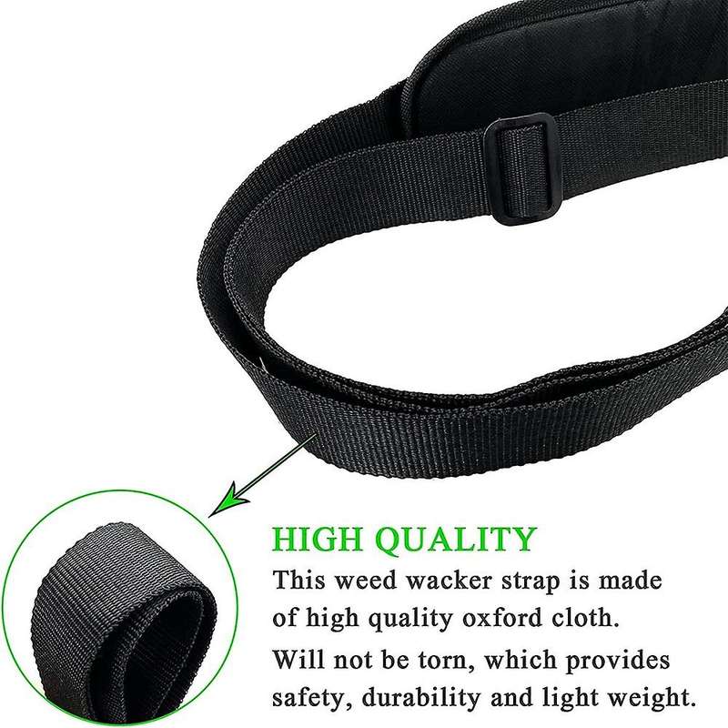 2 Pieces Of 3.8 X 110 Cm/1.5 X 43.3 Inches Black Shoulder Strap