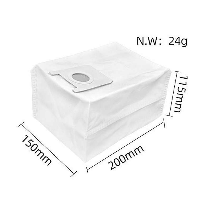 8 Pcs Suitable for Roidmi Eva Sdj06rm Robot Vacuum Cleaner Dust Bag