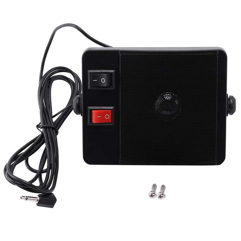 3.5mm External Speaker for Walkie Talkie Qyt Yaesu Icom Car Mobile