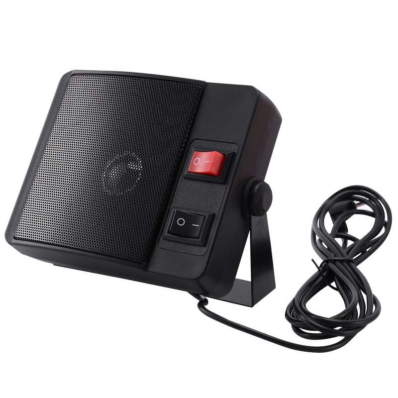 3.5mm External Speaker for Walkie Talkie Qyt Yaesu Icom Car Mobile