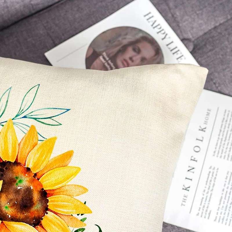Summer Pillow Covers 18x18 Set Of 4 Farmhouse Throw Pillows Case