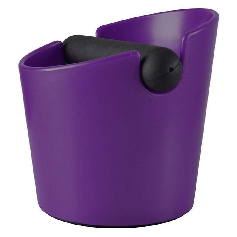 Coffee Knock Ground Barrel Recycling Barrel with Stick Purple