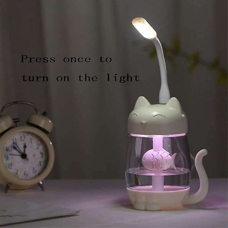 350ml Usb Cat Air Humidifier Cool Or Home Bedroom Office Car B