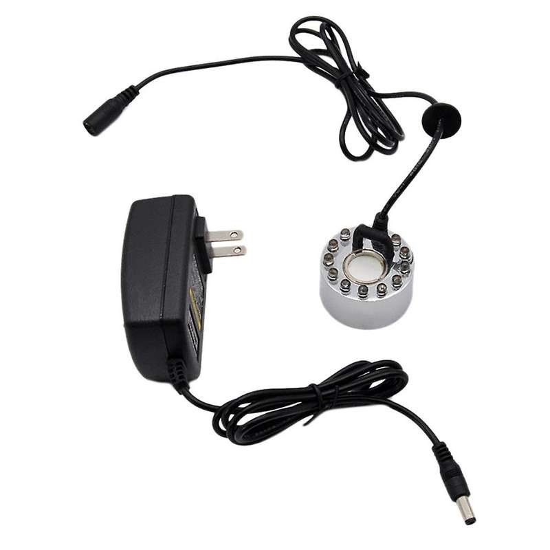 Mist Maker 12 Led Light Color Change Mist Maker Atomizer with Us Plug