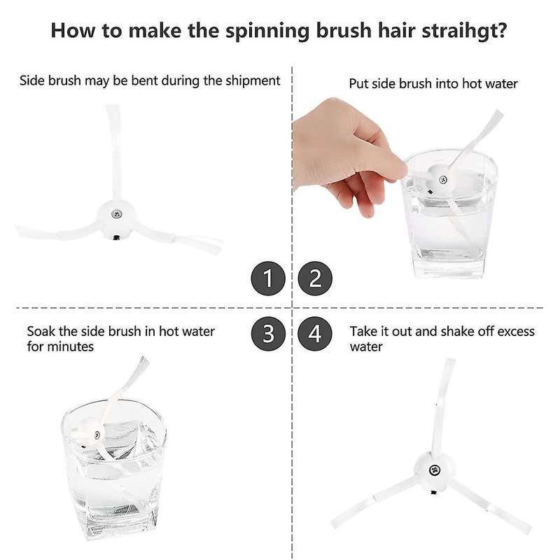 Side Brush Roll Brush Hepa Filter for Xiaomi 1s Robot Vacuum Cleaners