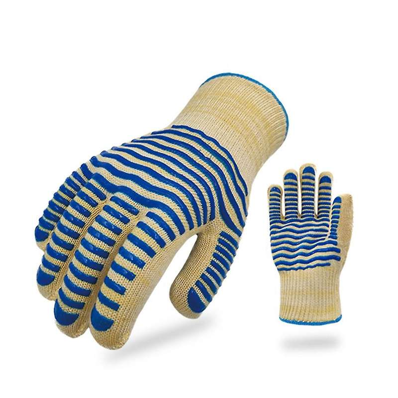 Bbq Gloves 932 Fahrenheit Heat Resistant Oven Silicone Gloves