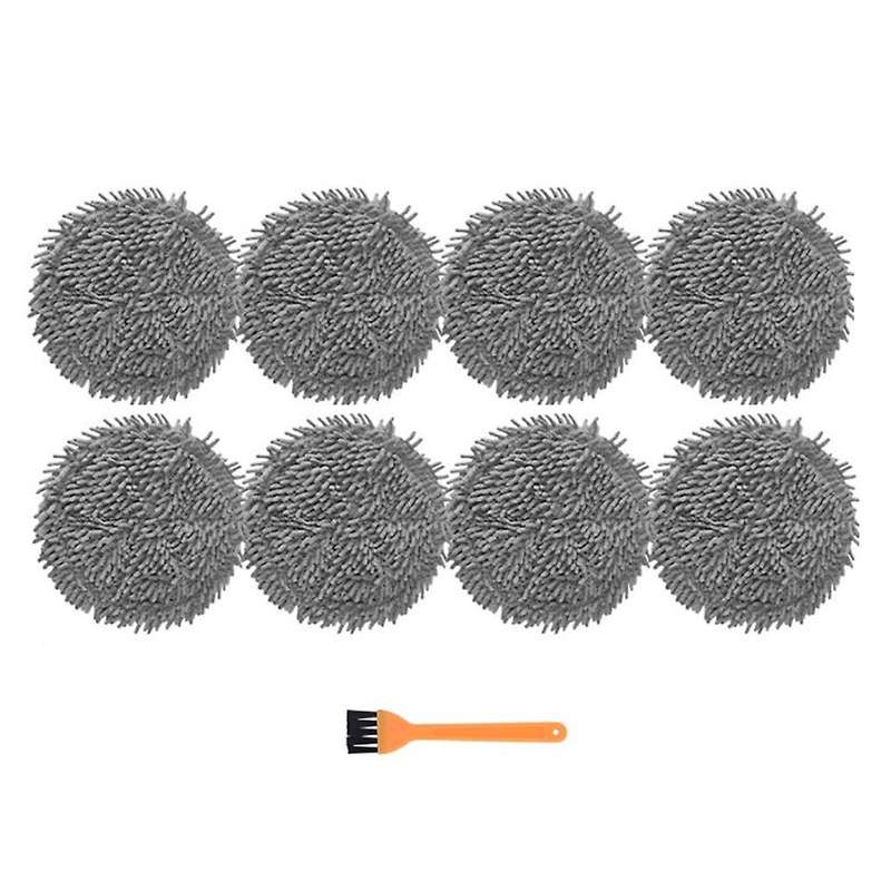 8pcs Washable Mop Cloth for Xiaomi Mijia Pro Stytj06zhm Robot