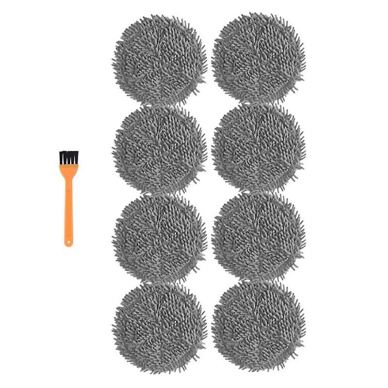 8pcs Washable Mop Cloth for Xiaomi Mijia Pro Stytj06zhm Robot