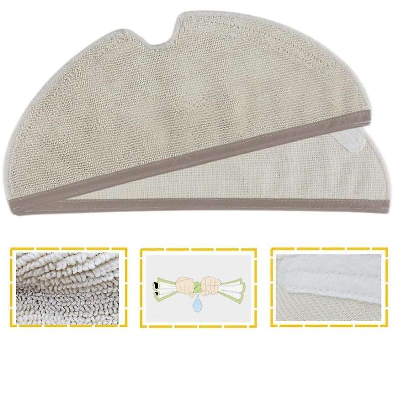 Replacement Parts Mop Cloth Pads Compatible for Xiaomi Roborock S5 S6