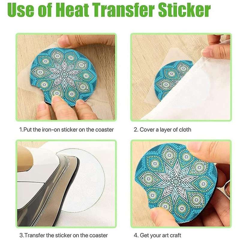 50pcs Sublimation Car Coasters Blanks,for Diy Crafts Car Cup Coasters