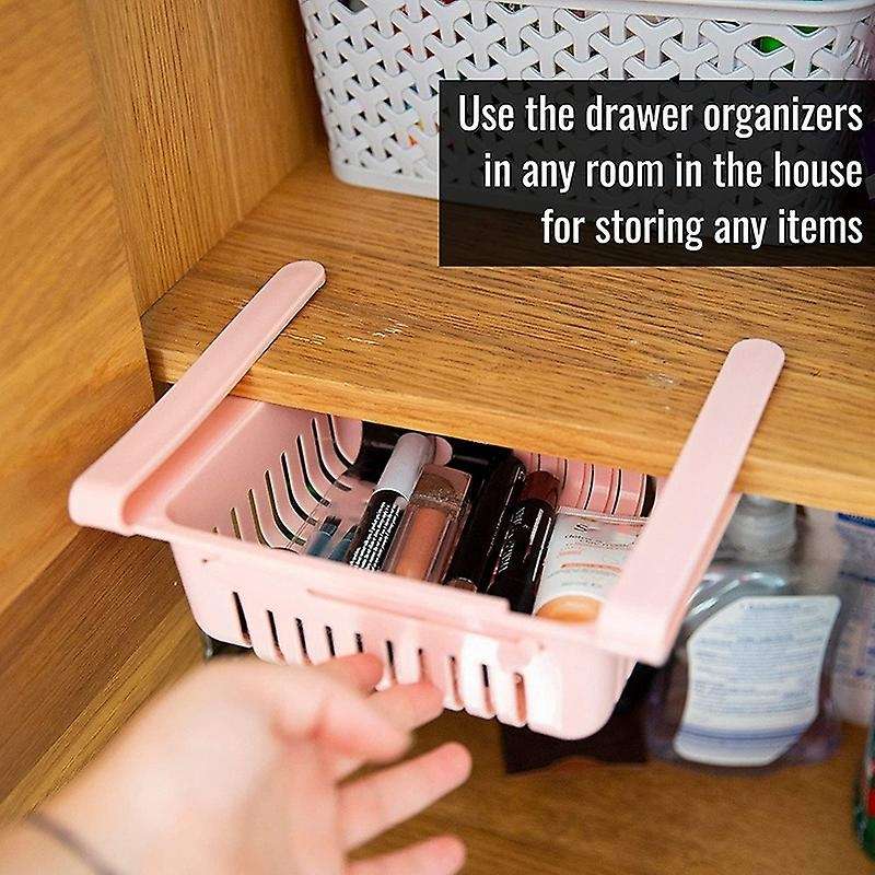4pcs Fridge Drawer Organizer Refrigerator Drawers for Shelves