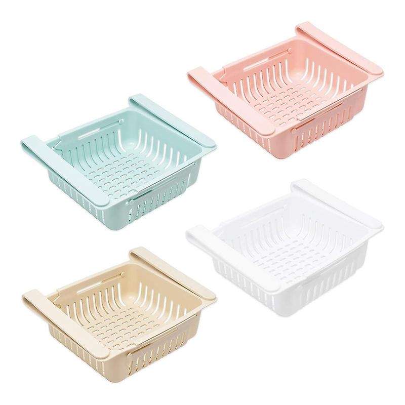 4pcs Fridge Drawer Organizer Refrigerator Drawers for Shelves