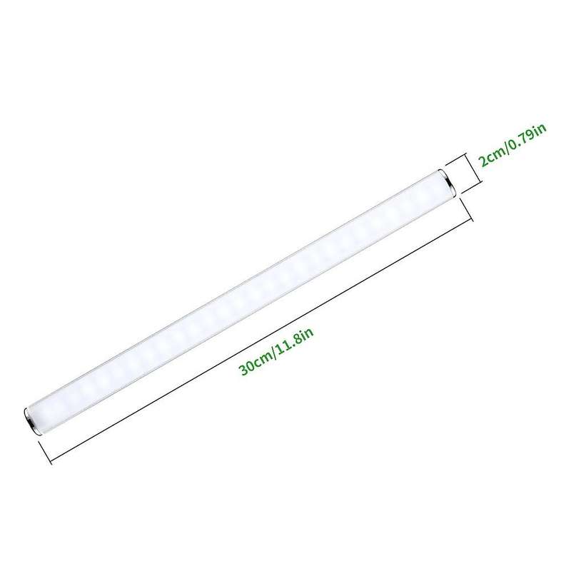 30cm Super Bright Led Light Mirror Light Press Switch Bar Warm White