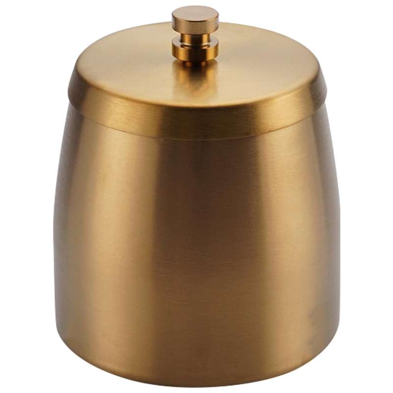 Stainless Steel Windproof Ashtray Creative Smoke Ashtray, Gold