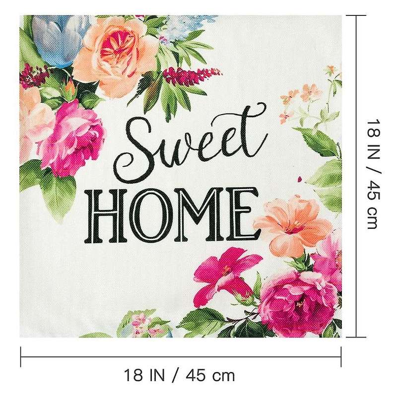 Spring Pillow Covers 18x18 Inch Set Of 4 Spring Decorations Farmhouse
