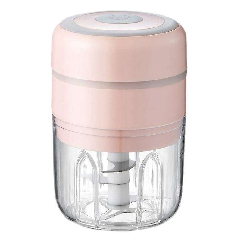 Mini Garlic Chopper Food Chopper,for Pepper Vegetable Nut 250ml,pink