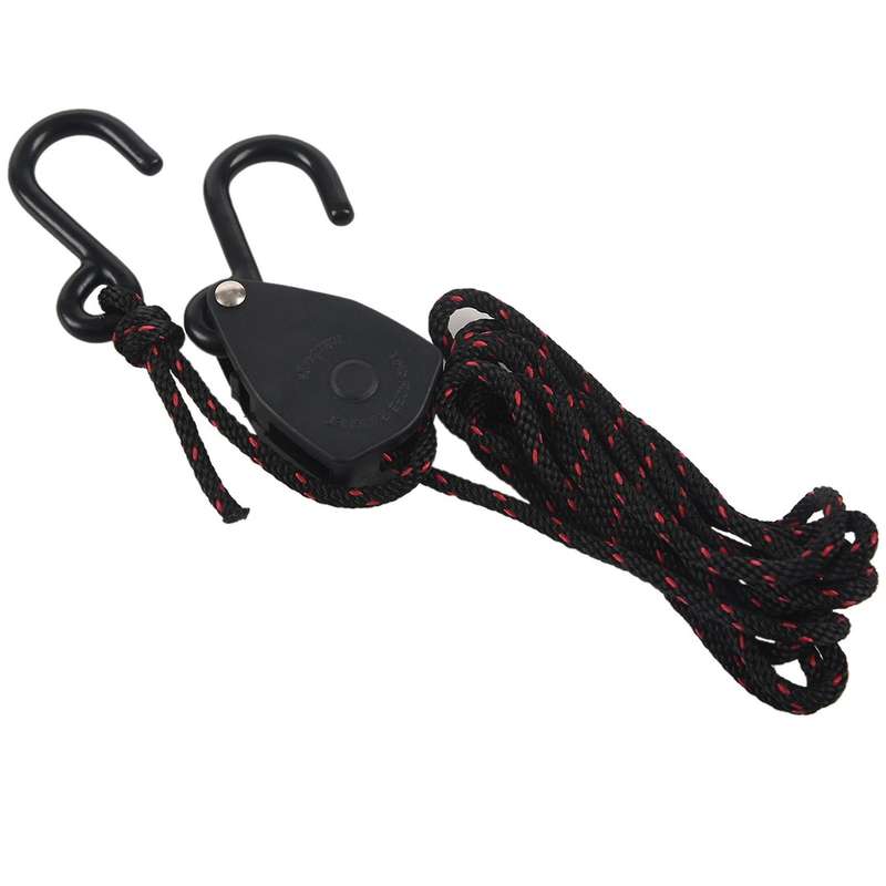 4 Pcs Pulley Ratchets Kayak and Canoe Boat Bow Adjustable Rope Hanger