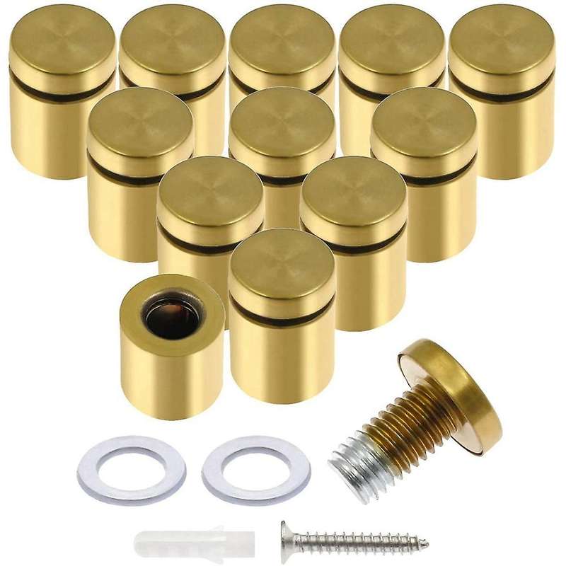 12pcs 3/4 X 1inch Standoff Screws, Advertising Nail for Hanging Frame