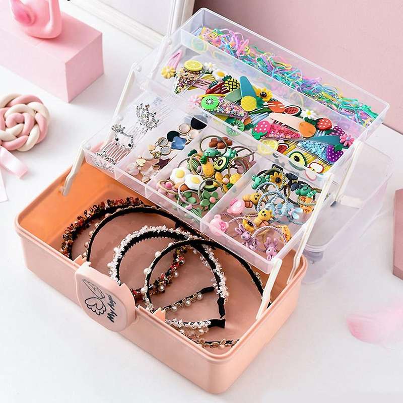 Children's Hair Accessories Storage Box Rubber Band Case (mini)