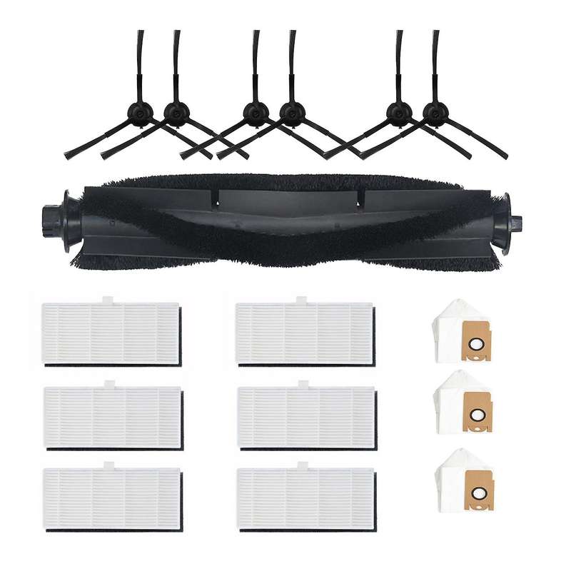 Main Brush Hepa Filter Side Brush Dust Bags for Xiaomi Lydsto R1