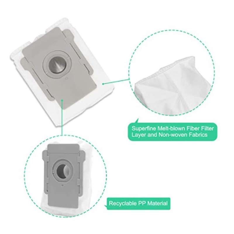 11pcs for Irobot Roomba I7 Plus E5 E6 S9 S9+ Dust Bags Sweeping