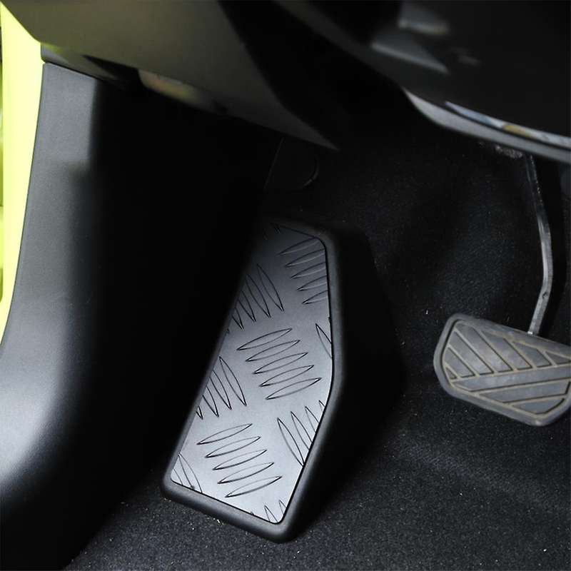 Car Left Foot Rest Pedal Covers for Suzuki Jimny 2019 2020 (black)