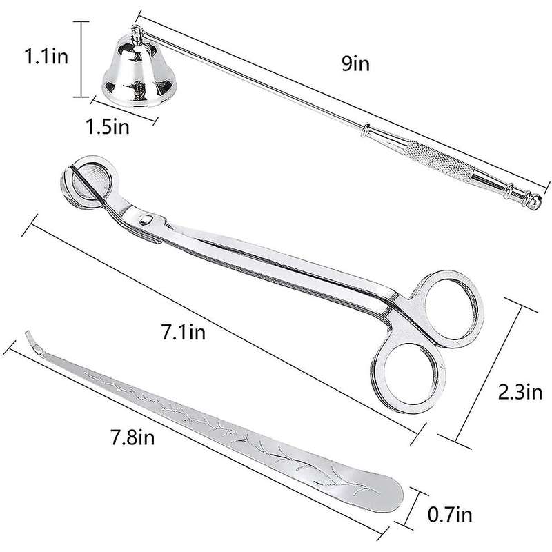 Candle Accessory Set, Cutter 3 Pack Candle Care Kit for Candle Lovers