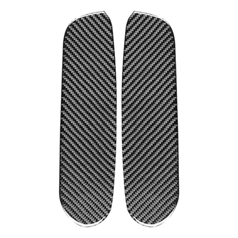Front Door Pillar Panel Cover Carbon Fiber for Toyota Rav4 2014-2019