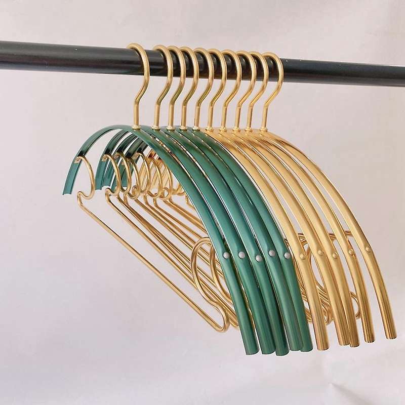 5pcs Clothes Hanger Aluminum Alloy Wardrobe Space Saving-2