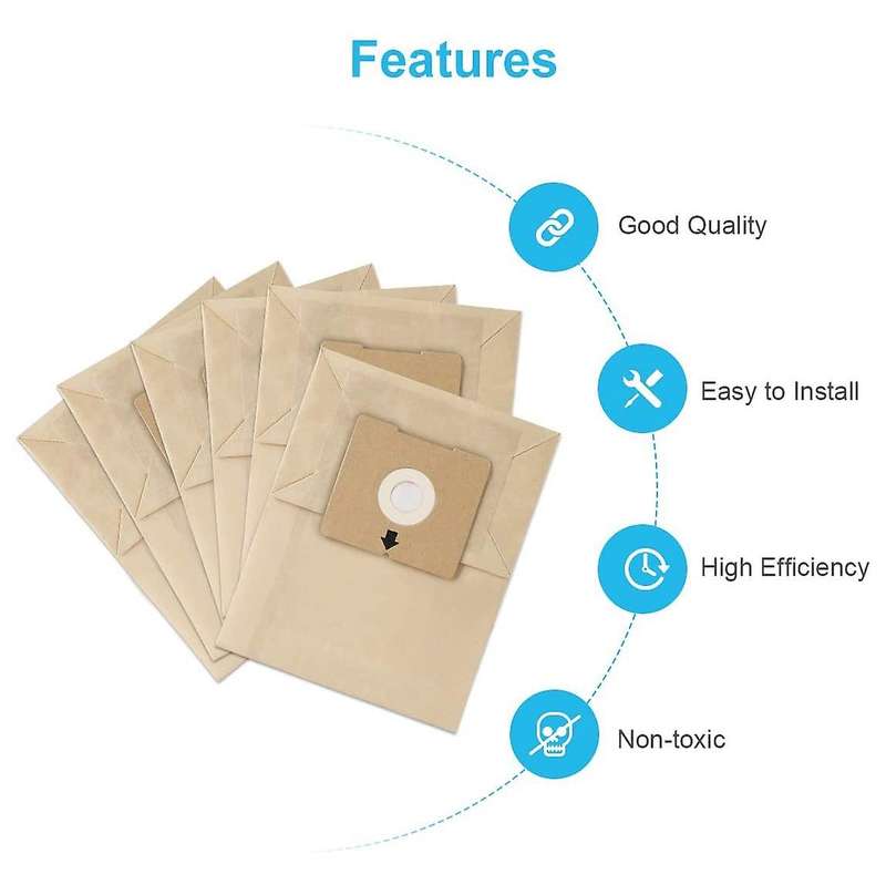 Dust Bags for Bissell Zing 4122 Canister Vacuum,model 4122d, 10 Pack