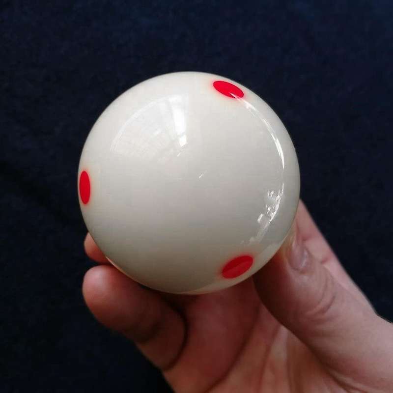 Cue Ball 57mm Standard American Billiard Resin Cue Ball Blue and Red