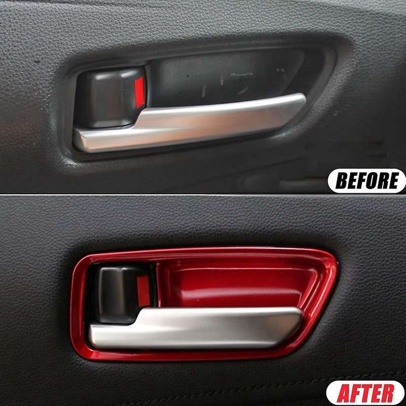 For Toyota Corolla 2019-2021 Inner Door Handle Bowl Trim,red