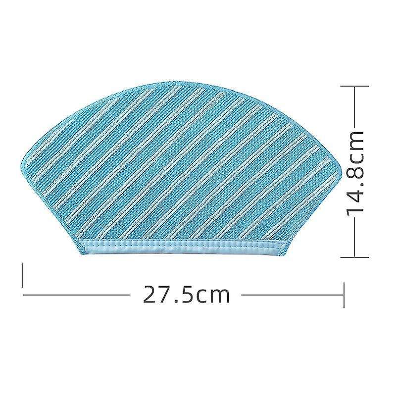 10pcs Mop Cloth Rag Replacement for Midea M7 I10 M71cn Robot Vacuum