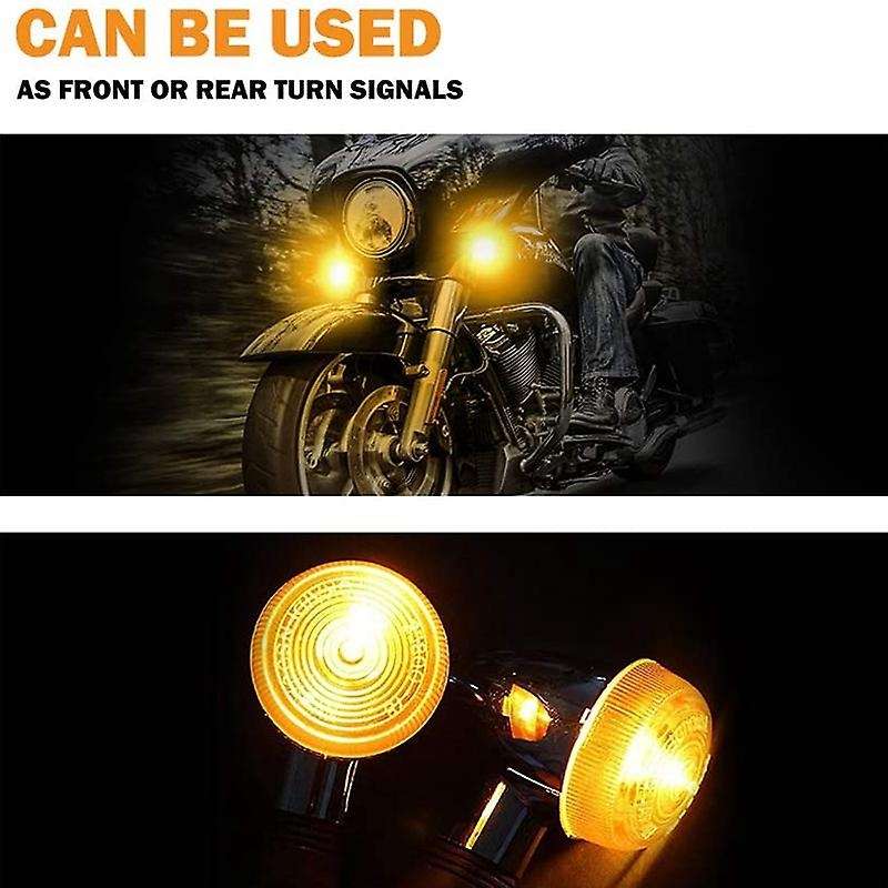 Motorcycle Turn Signals for Honda Kawasaki Suzuki Yamaha Bobber