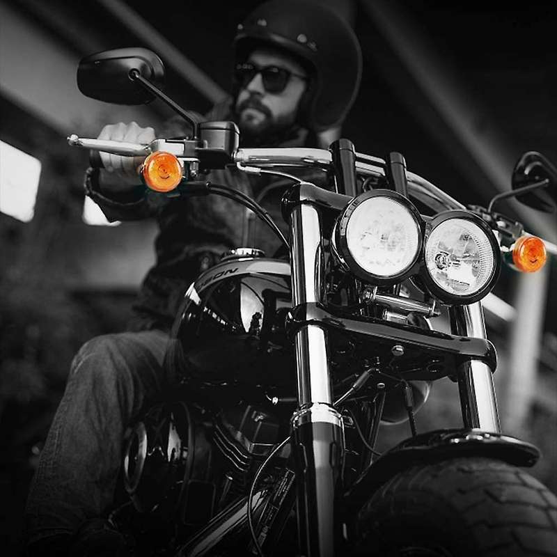 Motorcycle Turn Signals for Honda Kawasaki Suzuki Yamaha Bobber