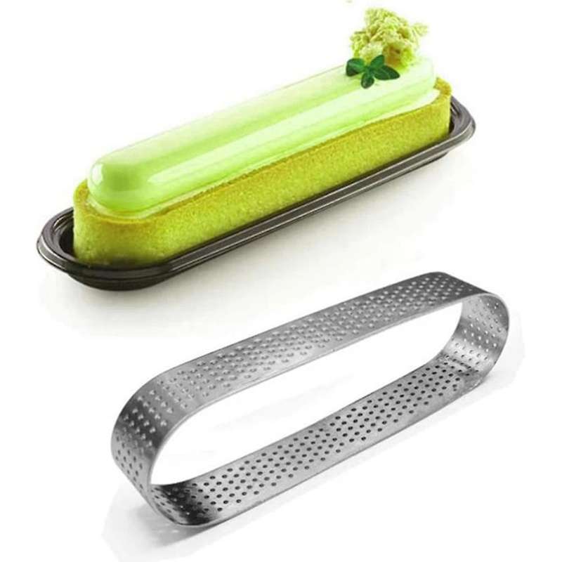 French Perforated Tart Ring Heat-resistant Mousse Cake Moulds Circle