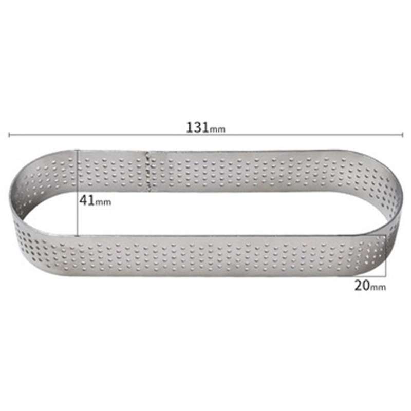 French Perforated Tart Ring Heat-resistant Mousse Cake Moulds Circle