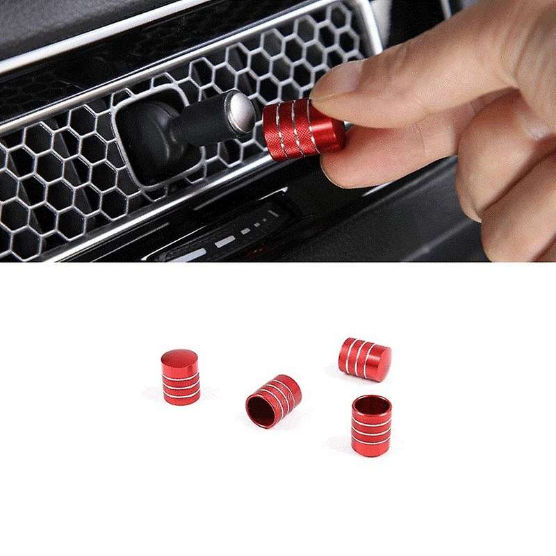 Red Alloy Car Air Conditioner Switch Cover Trim for Honda Civic 2022