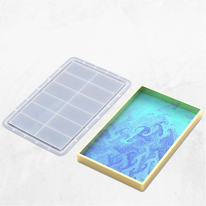 Rectangle Tray Epoxy Resin Mold Fruit Plate Board Tea Cup(l)