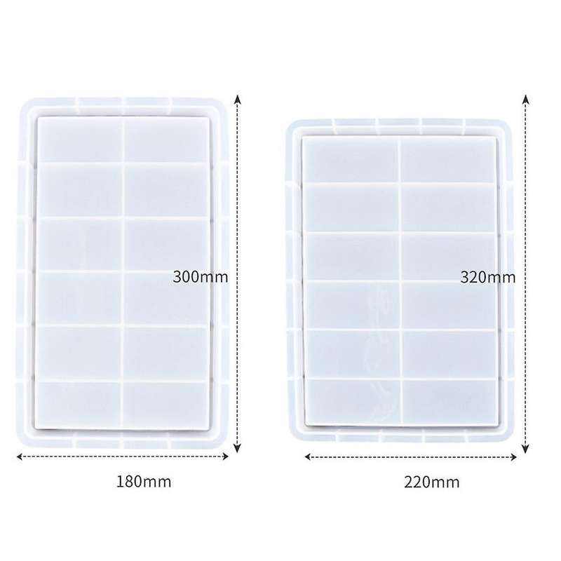 Rectangle Tray Epoxy Resin Mold Fruit Plate Board Tea Cup(l)