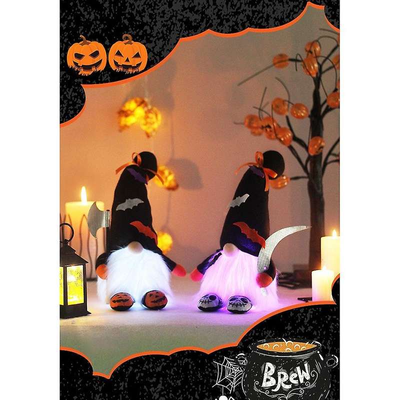 Halloween Gnomes Plush, Halloween Table Ornaments Decor, Party Decor