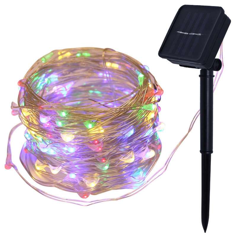 Solar String Lights, 10m 100led Outdoor String Lights(white)