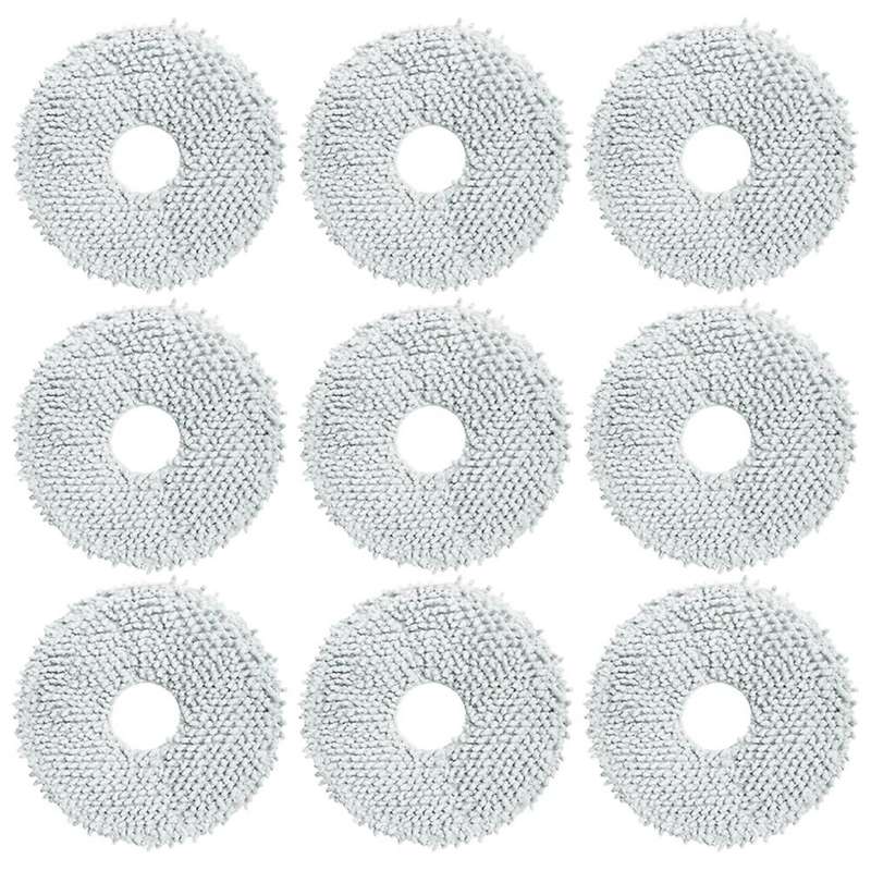 9pcs for Xiaomi Mijia B101cn Sweeping Robot Three-in-one Mop Rag Kit