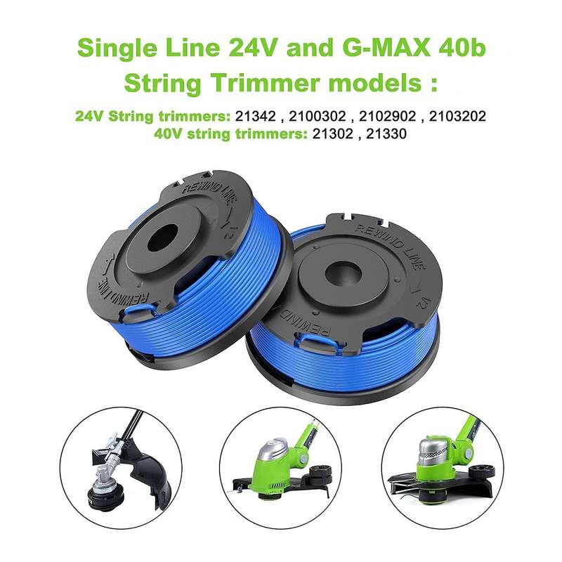 29092 String Trimmer Spool 29252 for Greenworks 20v 24v 40v 80v