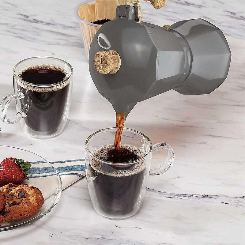 150ml Portable Espresso Coffee Pot Kettle Household Aluminum Pot